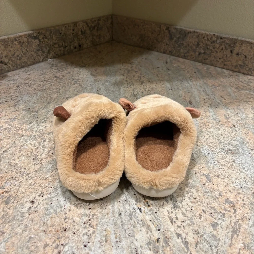 Kids Cute Dog Plush Slippers